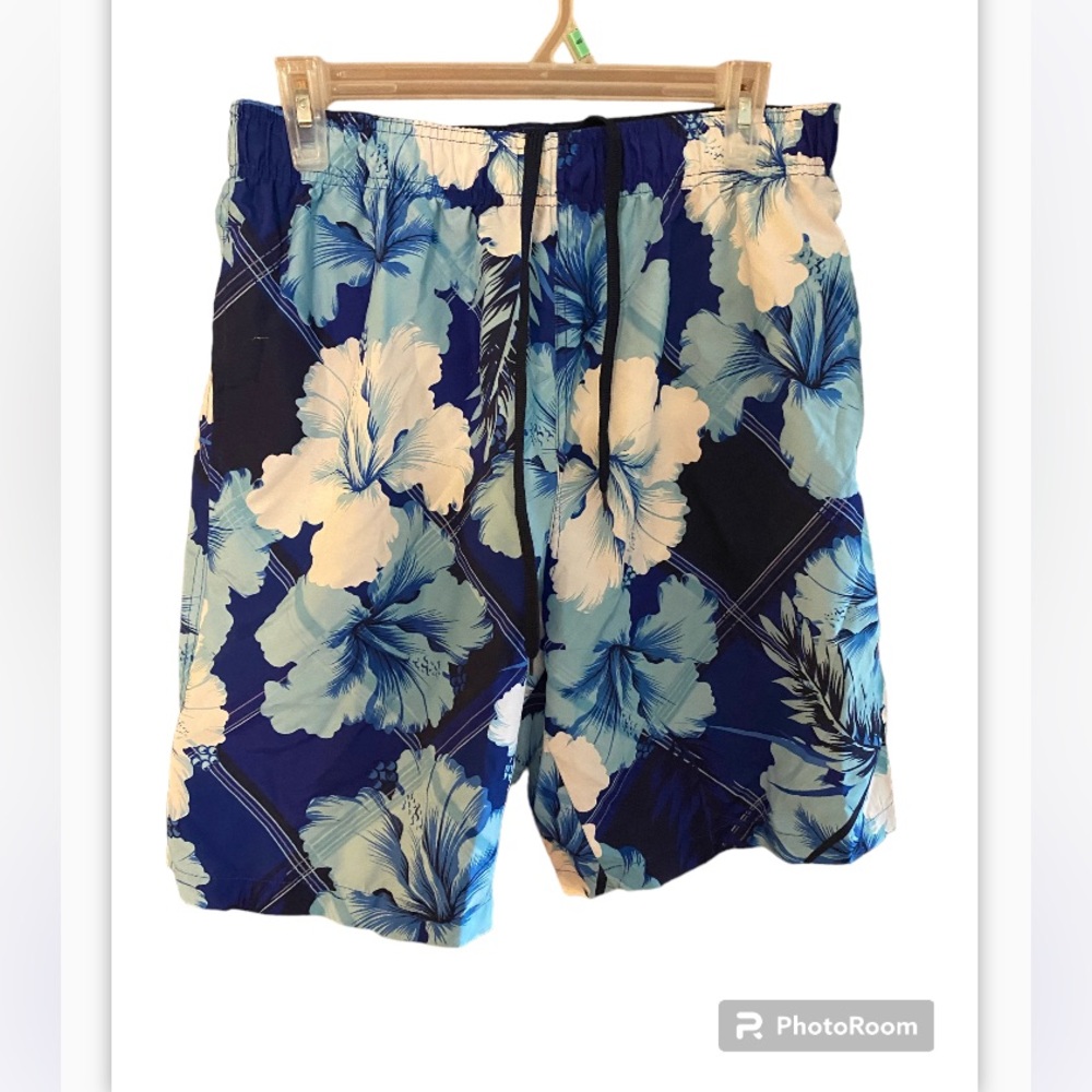 Liquid wave men’s swim board shorts, size large